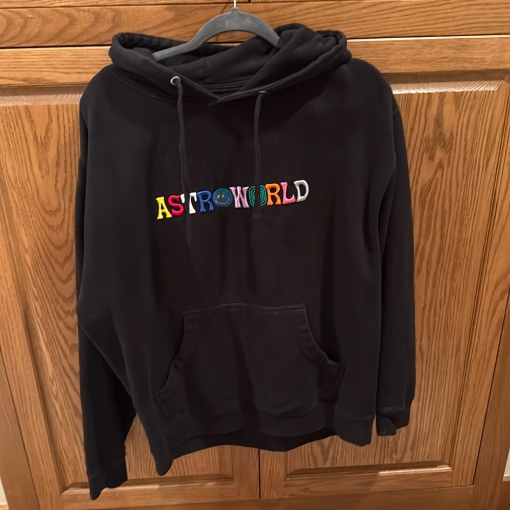 Astroworld Travis Scott Wish You Were Here Hoodie Sweatshirt Black